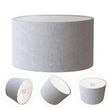 Imagem de Cúpula Abajur Cilíndrica Cp-7023 ø50x21cm Rustico Cinza