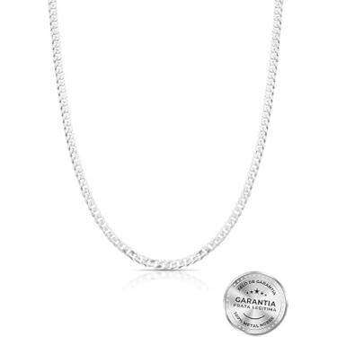 Imagem de Corrente Masculina Grumet em Prata 925 Original 70cm (2mm)