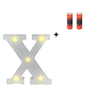 Imagem de Letra Luminária Led 3d Pequena Festa Decoração e Pilha  - Partiufesta,