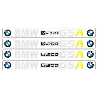 Imagem de Adesivo Refletivo Compatível com BMW - Logo - Cromo Sign