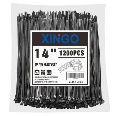 Imagem de Abraçadeiras XINGO 14" 1200 PCS resistentes a UV 75 libras