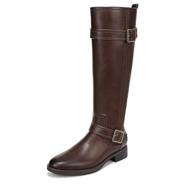 Imagem de Naturalizer Bota feminina Tiernan larga na altura do joelho, Cappuccino marrom, 42