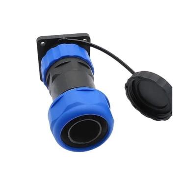 Imagem de SP28 Conector impermeável de tubo corrugado IP68 e soquete de 2 pinos 3/4/5/6/7/9/10/12/14/16/19/22/24/26 pinos (22P)