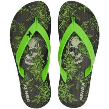 Imagem de Chinelo Sandália Kenner Summer Caveira Floral Praiano-Masculino