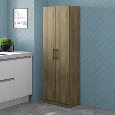 Imagem de Armário Utilitário Paneleiro 2 Portas Noce Carraro