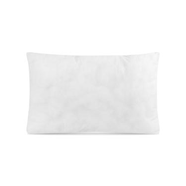 Imagem de Refil Para Almofada Retangular Siliconado To Decorando Avulso 100% Polipropileno 58cm X 38cm - Branco
