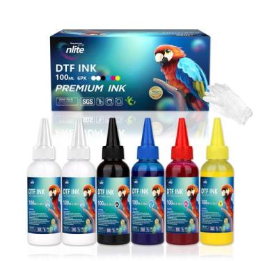 Imagem de Pacote combinado de tinta DTF Enlite 100mL para transferência de calor