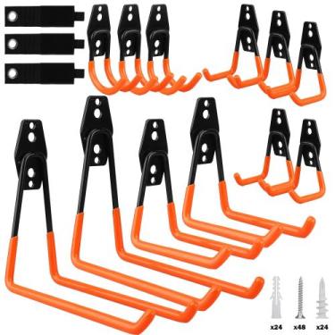 Imagem de Conjunto de 15 peças de ferramentas de armazenamento de parede Garage 