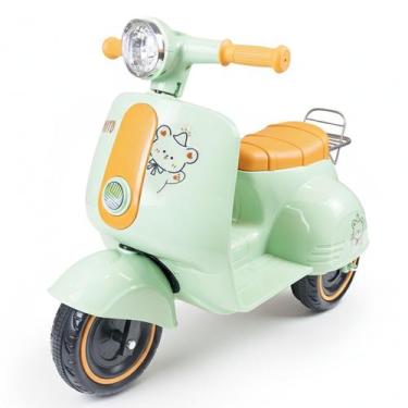 Imagem de Moto Mini Motinha Elétrica Infantil Scooter Para Crianças Com Luzes E 