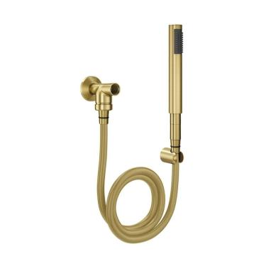 Imagem de Ducha Manual com Desviador Docol C30 934272 Ouro Escovado