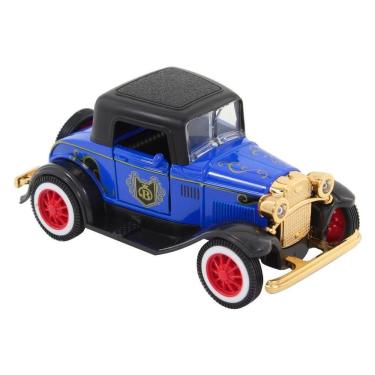 Imagem de Miniatura Carrinho Antigo De Metal Ford Bigode Azul 1929