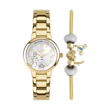 Imagem de Relógio Condor Feminino Ref: Co2035nmw/k4k Dourado Cinderela + Semijoia
