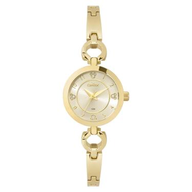 Imagem de Relógio Condor Feminino Ref: Co2035nog/5x Dourado Bracelete Mickey