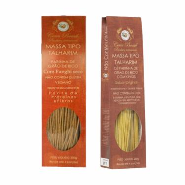 Imagem de Kit 2 Talharim Grão de Bico Ceres: Tradicional, Funghi