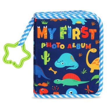 Imagem de Álbum de fotos ZOIIWA Soft Cloth Baby Dinosaur 18x14cm
