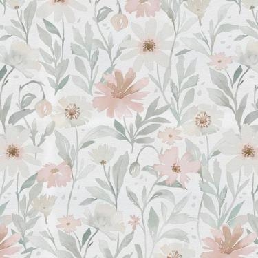 Imagem de Papel de parede CiciWind 44x1000 cm Vinil removível floral