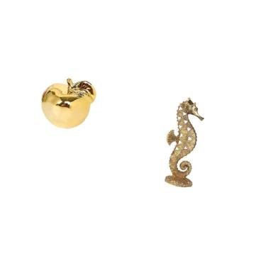 Imagem de Fenteer Escultura de Frutas, Estatueta de Resina de Cerâmica, Coleção de Decoração, Ornamento Artesanal, Estátua de Cor Dourada para Varandas, Restaurantes, E