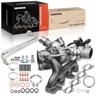 Imagem de A-Premium Turbocompressor com kits de instalação e linha de alimentação de óleo turbo compatível com modelos Chevy & Buick - Cruze 2011-2015, Cruze Limited 2016, Sonic 2012-2020, Encore, Trax 2013-2021 - # 55565353