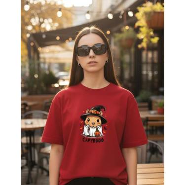 Imagem de Camiseta Capivara Hallowen Blusa Tshirt Malha 100% Algodão - Genérica,