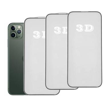 Imagem de Kit 3x Películas de Vidro 3d Anti Impacto Para iPhone Todos Modelos - 