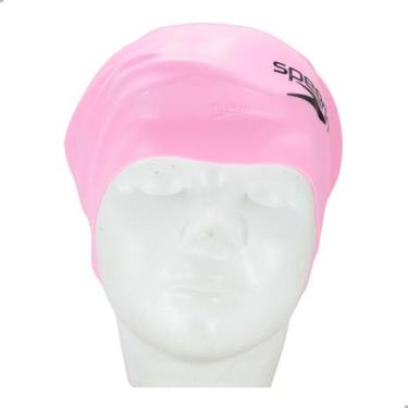 Imagem de Touca de Natação Silicone Ad Speedo C18009.062 Lisa Rosa, Rs, Rosa cla