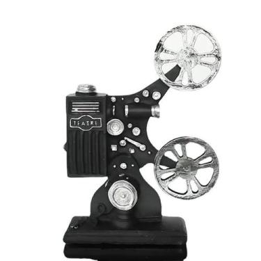Imagem de Projetor de filme vintage Sculpture Retro Film Reel Resin 23x18cm - yi