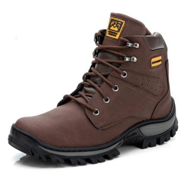 Imagem de Bota Coturno Tratorada Masculina Motociclista Palmilha EVA Biodegradav