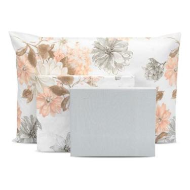 Imagem de Lençol Solteiro 4 Pçs Estampado Percal 180 Fios Bainha 2025 - Bem Me Q