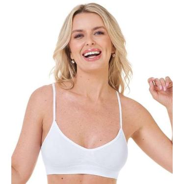 Imagem de Top De Alça Sem Costura Zee Rucci Branco, P, Branco