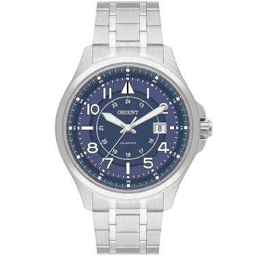 Imagem de Relógio Orient Masculino Ref: Mbss1504 D2sx Casual Solar Prateado