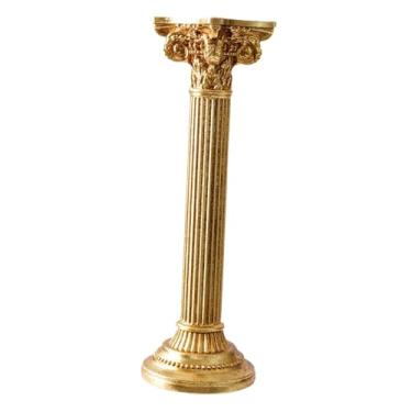 Imagem de Fenteer Estátua/Estatueta de Coluna Romana, Coluna Grega Moderna, Escultura de Romana para Sala de Estar, Sala de Jantar, Mesa, Decoração de Casa, Ouro