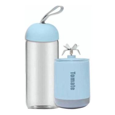 Imagem de Mini Liquidificador Portátil Mixer Copo Vidro 6 Lâminas Tomate MAZ-007