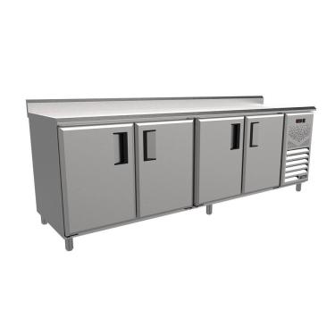 Imagem de Balcão de Encosto Refrigerado Venâncio 2,5m Linha Prime 127V Liso Espelhado PCFRH25-33133