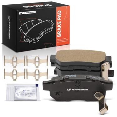 Imagem de A-Premium Conjunto de pastilhas de freio a disco de cerâmica traseiras compatível com modelos Honda e Acura - Civic 1992-1995 1997-2001, Civic del Sol 1993-1997, Prelude 1988-1991, EL 1999, Integra