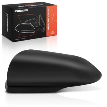 Imagem de A-Premium Tampa do espelho retrovisor do lado do motorista - compatível com Hyundai Elantra 2021 2022 2023 - Preto liso, com furo de seta