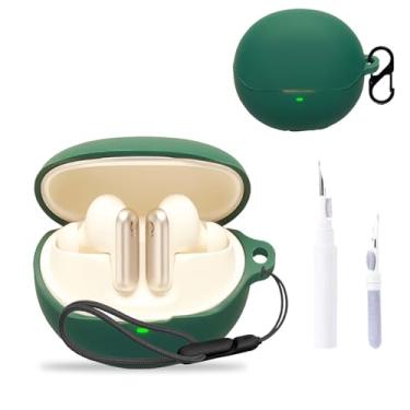 Imagem de Capa para Baseus Inspire XP1, capa protetora para fone de ouvido NOUKAJU (com mosquetão + cordão + caneta de limpeza) à prova de quedas, arranhões, à prova de choque, capa para Baseus Inspire XP1