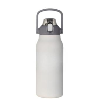 Imagem de Garrafa TéRmica | Grande Capacidade | Isolamento A VáCuo | Ideal Para Casa, Viagens E Trabalho(Branco,1700ML)