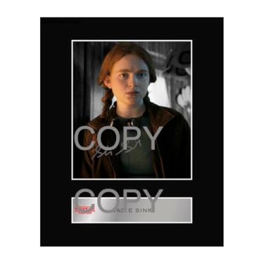 Imagem de Tela fotográfica pré-impressa assinada Sadie montada na pia #1, imagem de autógrafo, montagem de 25 x 20 cm