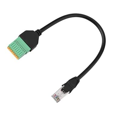 Imagem de Rj45 Macho Jack 8 Pinos Conector de Mola Terminal Adaptador Cabo Transferência de Sinal Hub Rede Dados Telefone 1 Conector