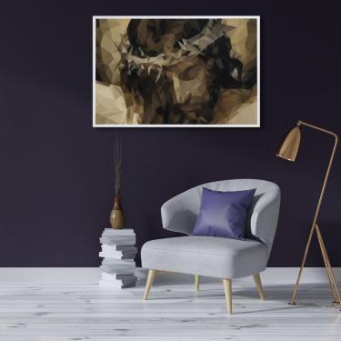 Imagem de Quadro Jesus Cristo 60x40 Cm Adesivo Fotográfico