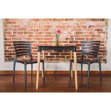 Imagem de Cadeira Sofia Encosto Horizontal Grafite Tramontina 92237007