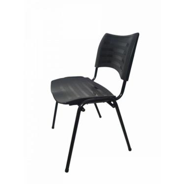Imagem de Cadeira Empilhável Iso Linha Polipropileno Iso Preto