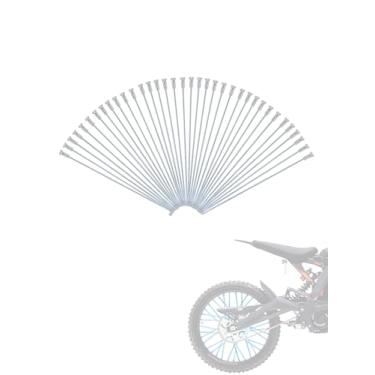 Imagem de BAOUFF Raios de roda traseira de motocicleta para Surron Light Bee, 36 unidades de raios de aro de 212 mm de 212 cm para Dirt Bike Sur Ron Light Bee X e S 2019-Present