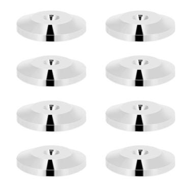 Imagem de Cryfokt Base de Choque para Alto-falante de Cobre Universal, Pés de Separação, Disco de Piso, Amplificador de Alto-falante, CD, DVD Player, Gravador de Toca-discos, 25 X 4 Mm, Pacote Com 8 Ouro