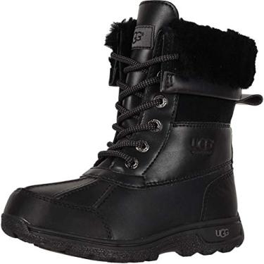 Imagem de Bota infantil UGG Butte II CWR, Preto, 5 Big Kid