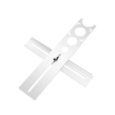 Imagem de RNXRZANK Régua para Furar Azulejos E Pisos, Ferramenta Portátil para Fazer Furos em Cerâmica E Paredes, 40cm