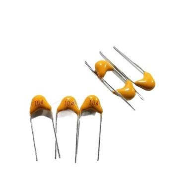 Imagem de 200 peças/lote 3.3NF 3300PF 10% 5,08MM 332 50V 3300P capacitor de cerâmica monolítica multicamadas