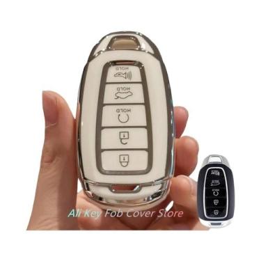 Imagem de Capa De Chave Inteligente Para Hyundai Elantra GT Sport Santa Fe Palis