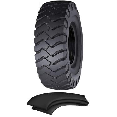 Imagem de Kit Pneu 17.5-25 L-3 Super Rock Grip Loader Dozer Firestone + Camara