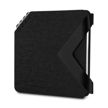 Imagem de Mini Caderno com Fecho Magnético, 70 Folhas Pautadas, Capa, 12x12 cm, Papel 100g/m², Preto, para Anotações e Listas